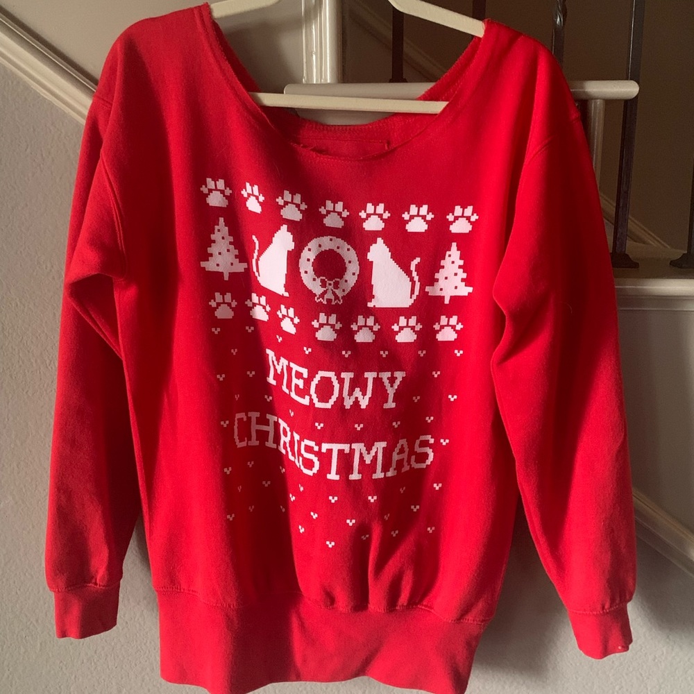 Meowy Christmas Sweatshirt